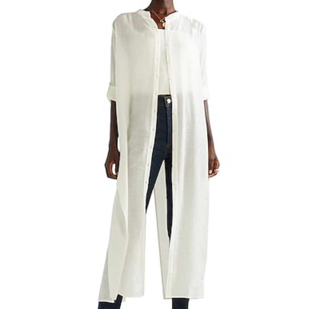 THE RANGE Long Sleeve Duster Shirt/Top